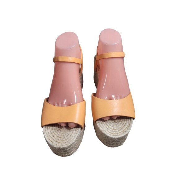 Antonio Melani Women's Size 7.5 M Sandals Cavaaa Leather Espadrille Wedges (59) - Picture 8 of 10